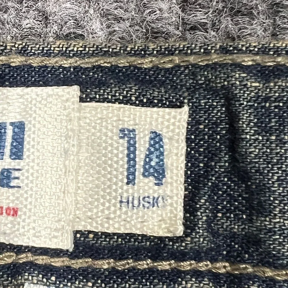 Urban Pipeline Jeans‎ Boys Sz 14 Husky Adjustable Relaxed Hip Thigh Straight Leg